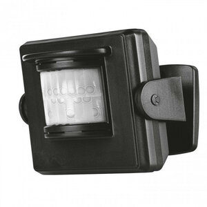 Bewegingsensor voor buiten en vochtige ruimtes met instelbare sensorhoek en bereik van zes meter