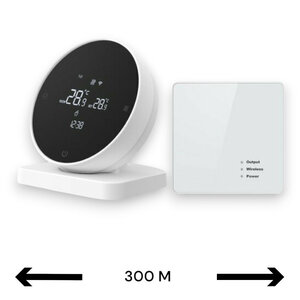 Draadloze thermostaat voor CV installatie met touchscreen spraakbesturing en app bediening