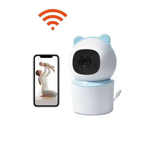 Camera voor babyzorg met cry detection nachtzicht pan tilt en lullaby playback