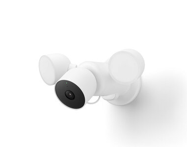 Camera voor binnen en buiten met IP54 weerbestendig ingebouwde batterij en floodlight verlichting