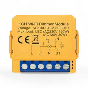 Slimme inbouw dimmer module voor LED verlichting met app bediening en compact ontwerp
