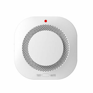 Slimme rookmelder woning met wifi mute button 95dB alarm 360 graden detectie rode LED waarschuwing