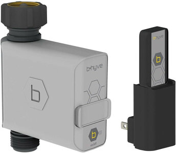 Kraan timer voor tuinirrigatie met wifi hub en app bediening voor waterbesparing