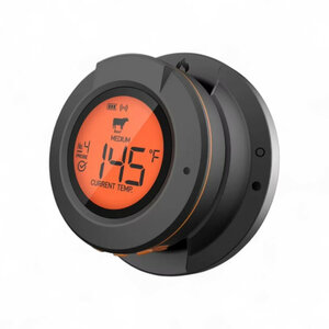 Vleesthermometer Bluetooth met 2 probes, zwart