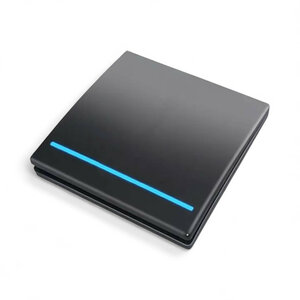 Draadloze schakelaar voor huisautomatisering met RF 433 MHz signaal en 1 knop zonder ontvanger