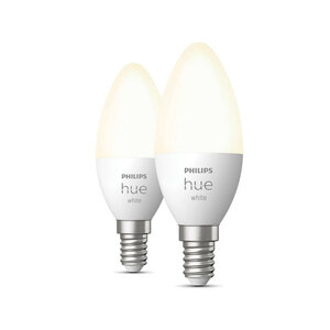 Kaarslamp voor slimme verlichting met E14 fitting warm wit licht dimbaar set van twee