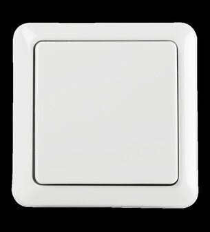 Draadloze enkele wandschakelaar voor KlikAanKlikUit systeem met gebruiksgemak zonder stroomvoorziening