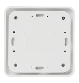 Draadloze enkele wandschakelaar voor KlikAanKlikUit systeem met gebruiksgemak zonder stroomvoorziening