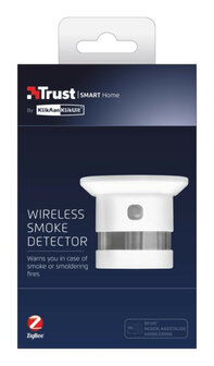 Rookmelder voor huis met Zigbee systeem en draadloze verbinding met app en akoestisch alarm