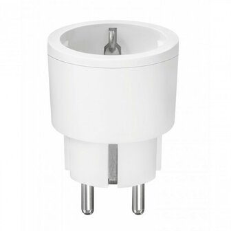 Compacte tussenstekker voor KlikAanKlikUit systeem met schakelvermogen tot 2300 watt geschikt voor moeilijk bereikbare plekken