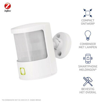 Bewegingssensor voor KlikAanKlikUit systeem met detectie en app melding