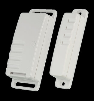 Draadloze magnetische raam en deur sensor voor KlikAanKlikUit systeem met veelzijdige detectie en lichtschakeling