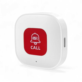 Smart SOS noodknop voor binnengebruik met WiFi connectiviteit en lange batterijduur tot 365 dagen