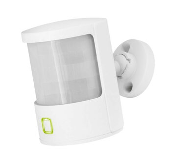 Bewegingssensor voor slimme systemen draadloos met meldfunctie en integratie wit kunststof voor binnengebruik