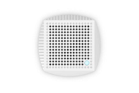Mesh router voor WiFi netwerk met tri band technologie app bediening staand ontwerp en set van drie units