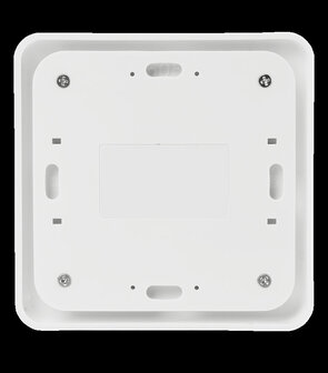 Draadloze dubbele wandschakelaar voor KlikAanKlikUit systeem met bediening zonder stroomaansluiting