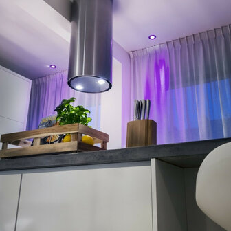 Led Spot voor slimme verlichting met Zigbee systeem en RGB kleurregeling en GU10 fitting energiezuinig wit