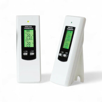 Stekker thermostaat voor verwarming en airco met afstandsbediening en kinderslot