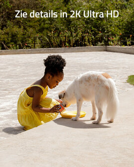 Deurbel voor gebruik met Eufy Homebase 2 of 3 met dual camera en 2K HDR beeldkwaliteit