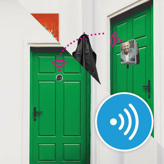 Deurbel camera voor kijkgat met installatiegemak van Ezviz DP1