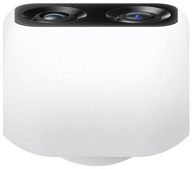 Camera voor binnen met twee lenzen 360 graden pan 75 graden tilt helder nachtzicht en bewegingsdetectie