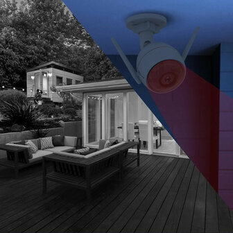 Slimme wifi camera voor beveiliging met tweeweg geluid en ip66 certificering