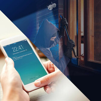 Slimme wifi camera voor beveiliging met tweeweg geluid en ip66 certificering