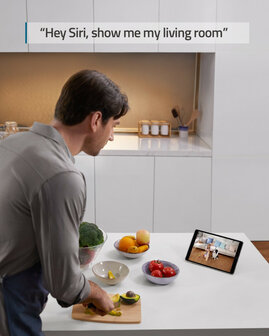 Camera voor binnen met 360 graden draaien 96 graden kantelen en 2K beeldkwaliteit