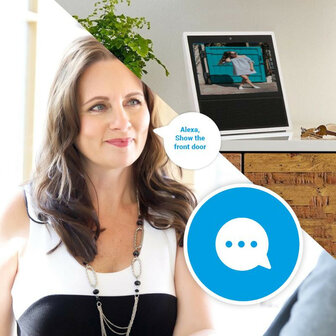 Deurbel camera voor slimme toegang beveiliging met installatiekit en instelbare zones wit kunststof