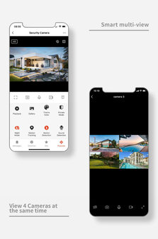 Digitale deurspion voor deuren 35 tot 150 millimeter met 3MP camera nachtzicht en WiFi verbinding