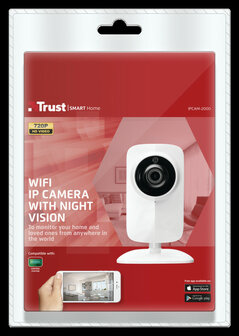 Wifi IP Camera voor binnengebruik met nachtzicht tot 10 meter en HD beeldkwaliteit