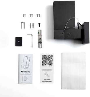 Beveiligingscamera voor buiten met vaste montage en ingebouwde sirene voor detectie en verlichting