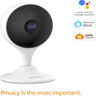 IP camera voor binnen met Full HD nachtzicht bewegingsdetectie en tweeweg spraakfunctie