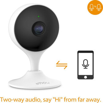 IP camera voor binnen met Full HD nachtzicht bewegingsdetectie en tweeweg spraakfunctie