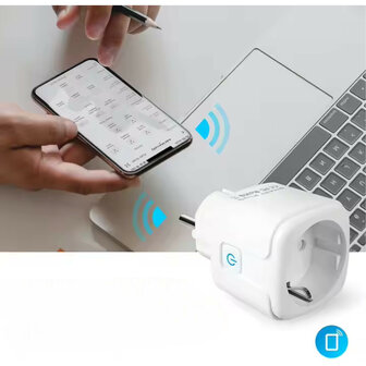 Slimme stekker voor verlichting met WiFi bediening dimbaar 220V 200W via Tuya app spraakbesturing