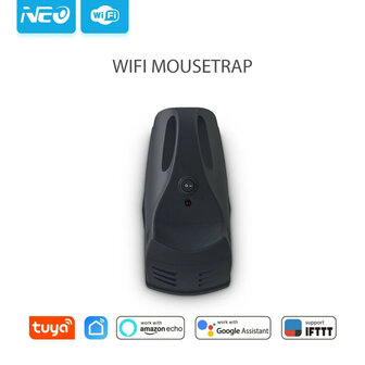 Wifi muizenval voor binnenruimtes met hoogspanning en WiFi verbinding via Tuya app