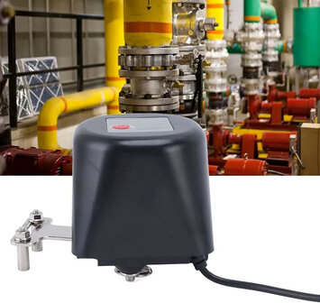 Waterklep voor hoofdkraan met automatische lekkage detectie en app bediening