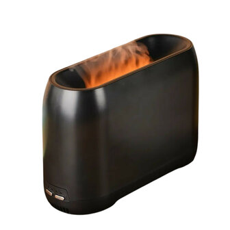 Smart WiFi luchtbevochtiger voor thuis met realistisch vlameffect en Bluetooth speakerfunctie