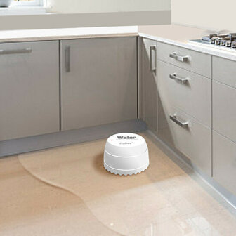 Waterlekkage sensor voor Zigbee systeem met waterdicht ontwerp en lange batterijduur