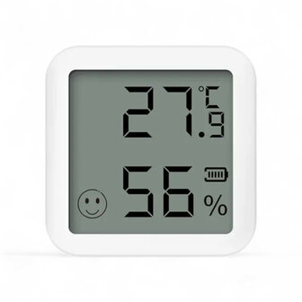 Thermometer en hygrometer voor binnen met real time monitoring en groot display