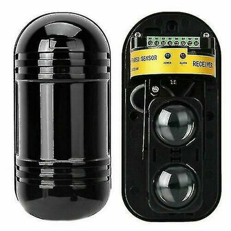 Bewegingssensor voor perimeterbeveiliging met dual beam infrarooddetectie en 100 meter bereik