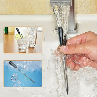 Draadloze BBQ en Grill Thermometer voor interne temperatuurmeting met Bluetooth en 50 meter bereik