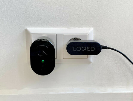 Powerkit voor Loqed Smartlock met oplaadbare NiMH batterijen en 3 meter kabel
