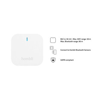 Bridge voor binnen met draadloze bediening maximaal 32 apparaten Bluetooth 40 WiFi 24GHz compatible Alexa Google Home