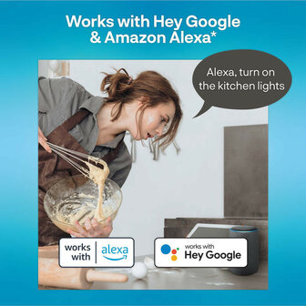 Filament Edison lamp voor binnenverlichting met WiFi bediening en grote fitting E27 in 2 pack