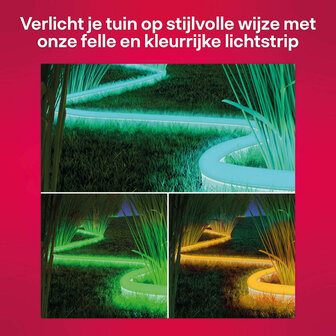 Buiten flexstrip voor verlichting met Zigbee laagspanning 4 meter waterdicht IP67 instelbare kleur