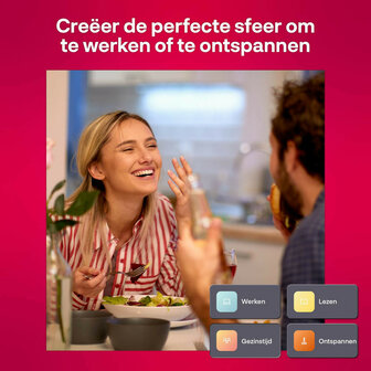 Ledspot voor binnenverlichting met GU10 fitting en instelbare lichtkleur set van twee stuks