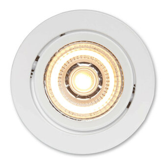 Inbouwspots voor plafond met Philips Hue systeem en 40 millimeter inbouwdiepte