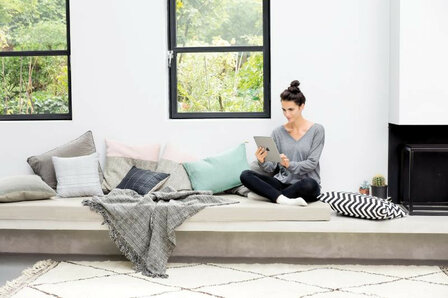 Weerstation voor binnen en buiten met WiFi verbinding en CO2 temperatuur en vochtigheidsmeting