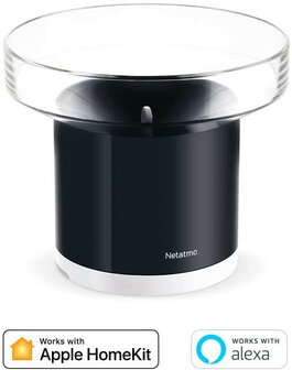 Regenmeter voor tuin met automatische regenmeting in millimeter per uur en app integratie